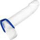 Admiral Dual Silicone Cock Cage & Ring By CalExotics - Blue