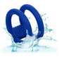 Admiral Dual Silicone Cock Cage & Ring By CalExotics - Blue