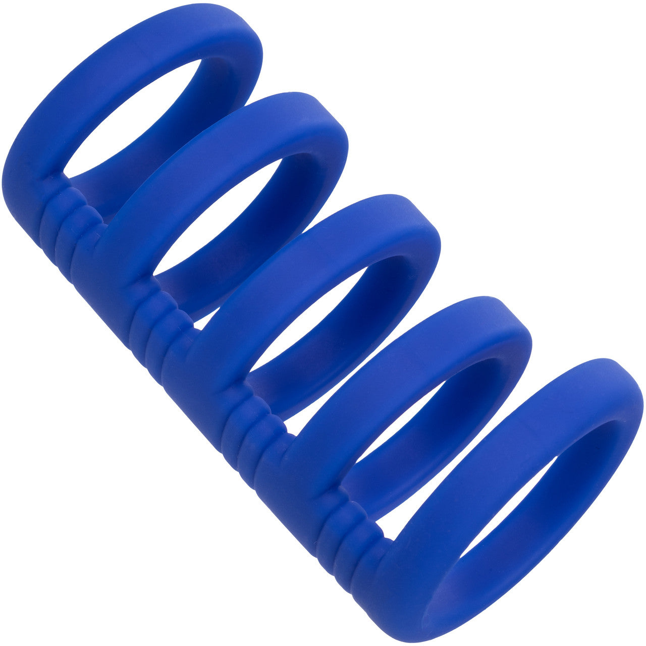 Admiral Xtreme Silicone Cock Cage & Ring By CalExotics - Blue