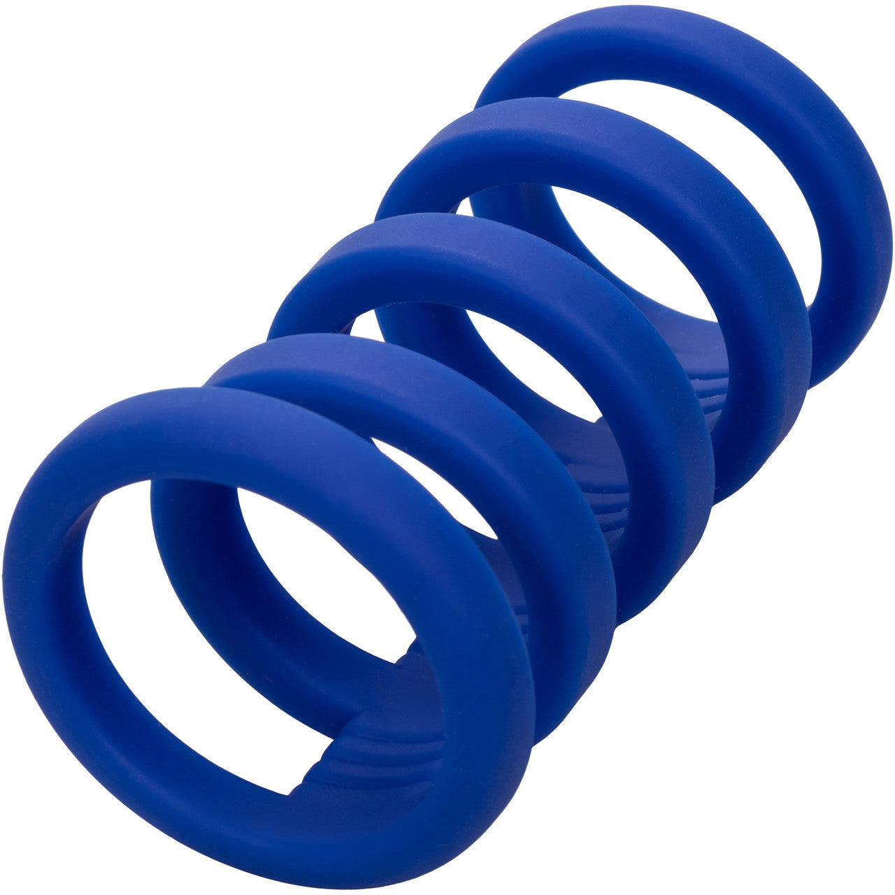 Admiral Xtreme Silicone Cock Cage & Ring By CalExotics - Blue