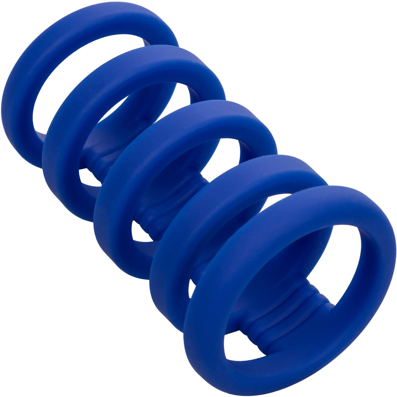 Admiral Xtreme Silicone Cock Cage & Ring By CalExotics - Blue