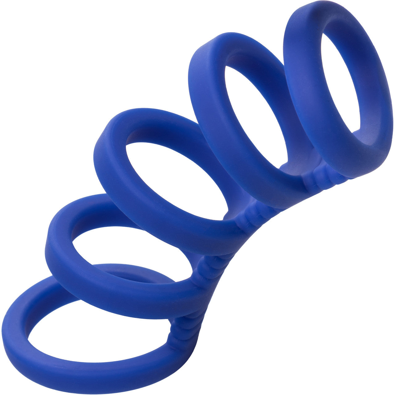 Admiral Xtreme Silicone Cock Cage & Ring By CalExotics - Blue