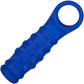 Admiral Liquid Silicone Beaded Penis Extension By CalExotics - Blue