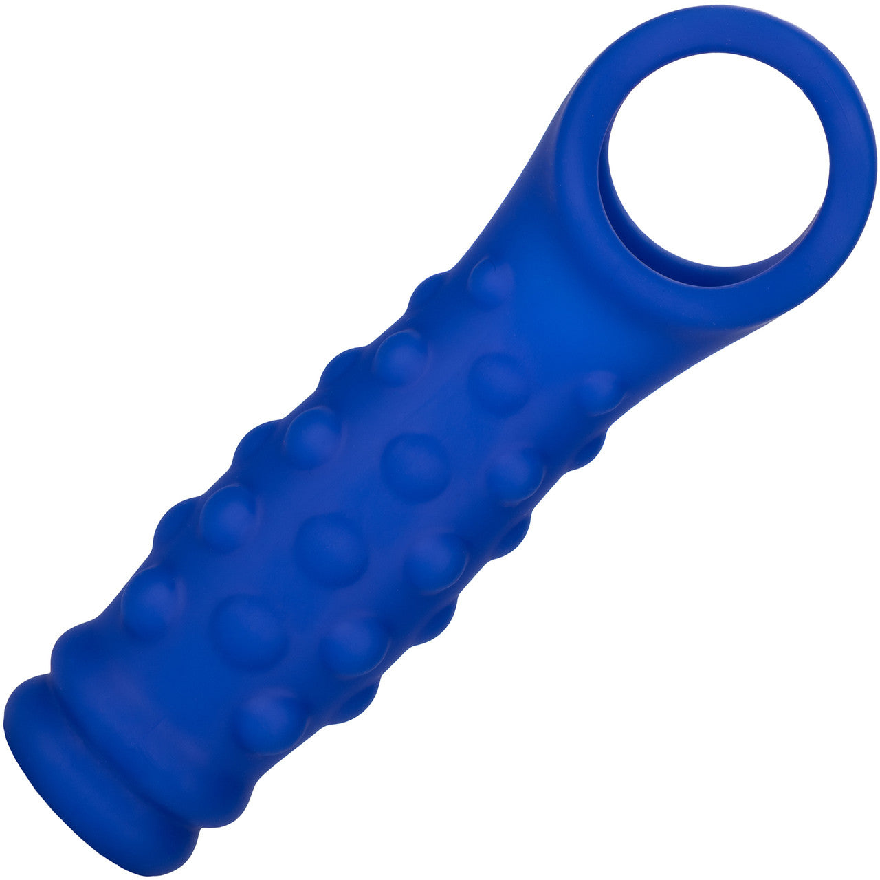 Admiral Liquid Silicone Beaded Penis Extension By CalExotics - Blue