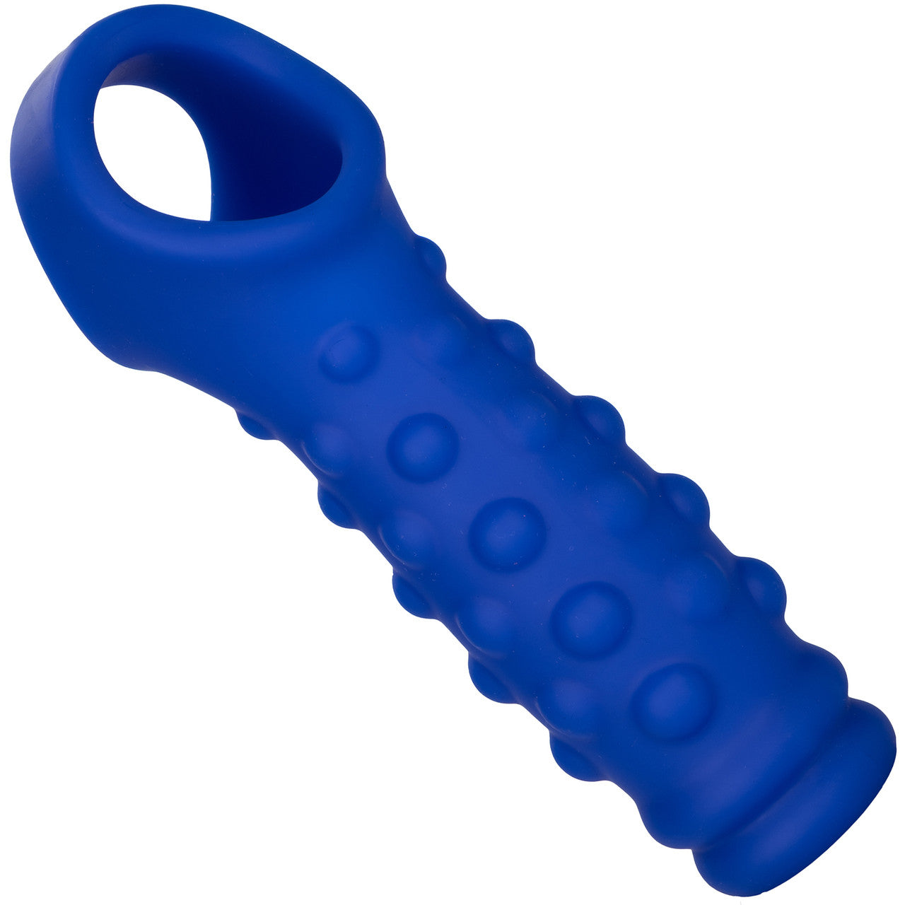 Admiral Liquid Silicone Beaded Penis Extension By CalExotics - Blue