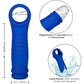 Admiral Liquid Silicone Wave Penis Extension By CalExotics - Blue