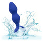 Admiral Advanced Beaded Silicone Anal Probe By CalExotics - Blue