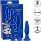 Admiral 3-Piece Silicone Anal Trainer Kit By CalExotics - Blue