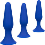 Admiral 3-Piece Silicone Anal Trainer Kit By CalExotics - Blue