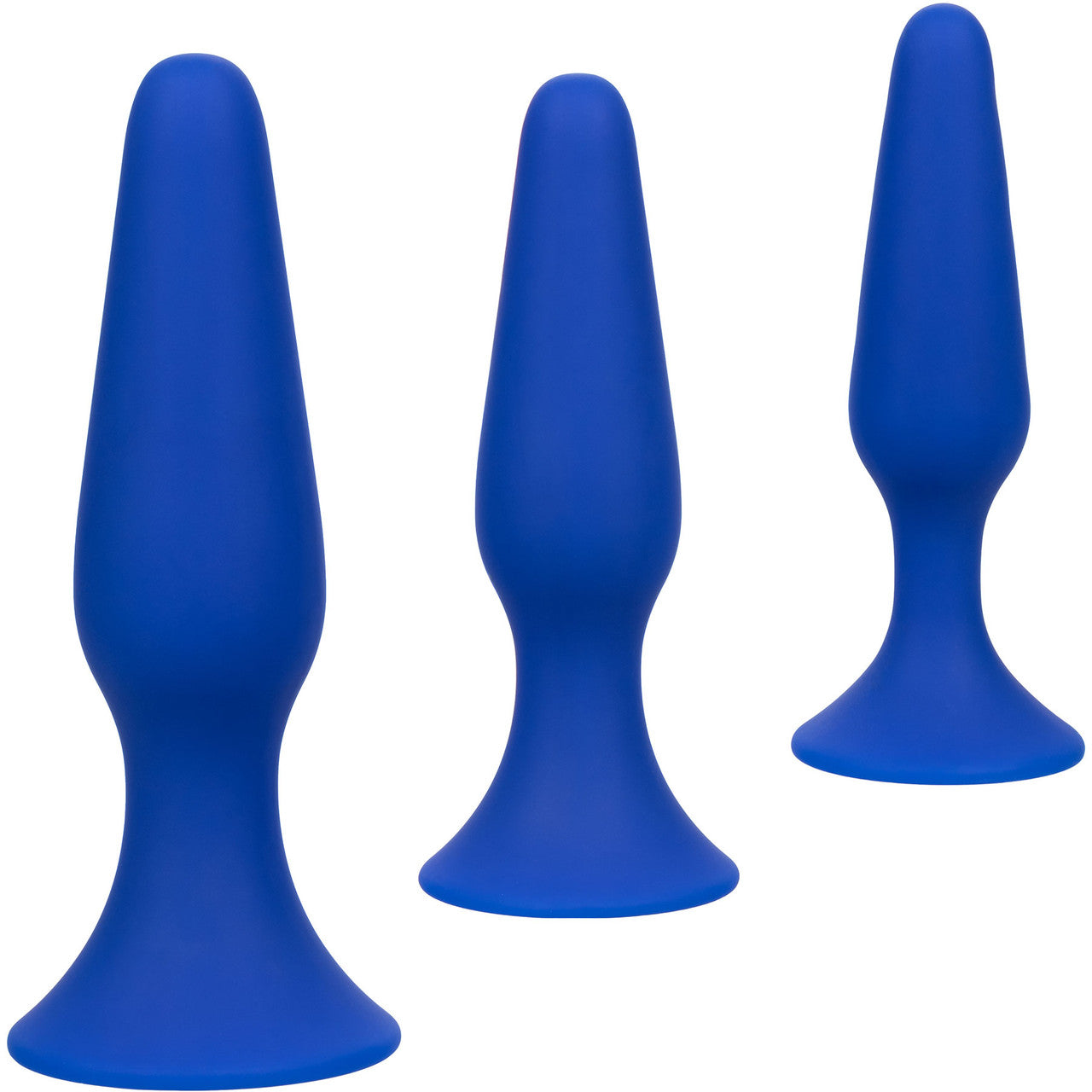 Admiral 3-Piece Silicone Anal Trainer Kit By CalExotics - Blue