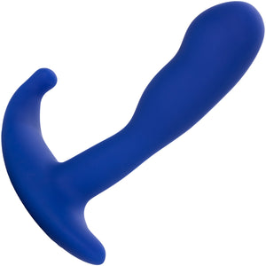 Admiral Advanced Prostate Rechargeable Vibrating Silicone Curved Probe By CalExotics - Blue