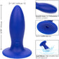 Admiral Liquid Silicone Rechargeable Waterproof Vibrating Torpedo Anal Probe By CalExotics - Blue