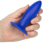 Admiral Liquid Silicone Rechargeable Waterproof Vibrating Torpedo Anal Probe By CalExotics - Blue