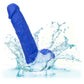 Admiral Sailor 7" Rechargeable Waterproof Vibrating Silicone Suction Cup Dildo By CalExotics - Blue