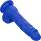 Admiral Sailor 7" Rechargeable Waterproof Vibrating Silicone Suction Cup Dildo By CalExotics - Blue