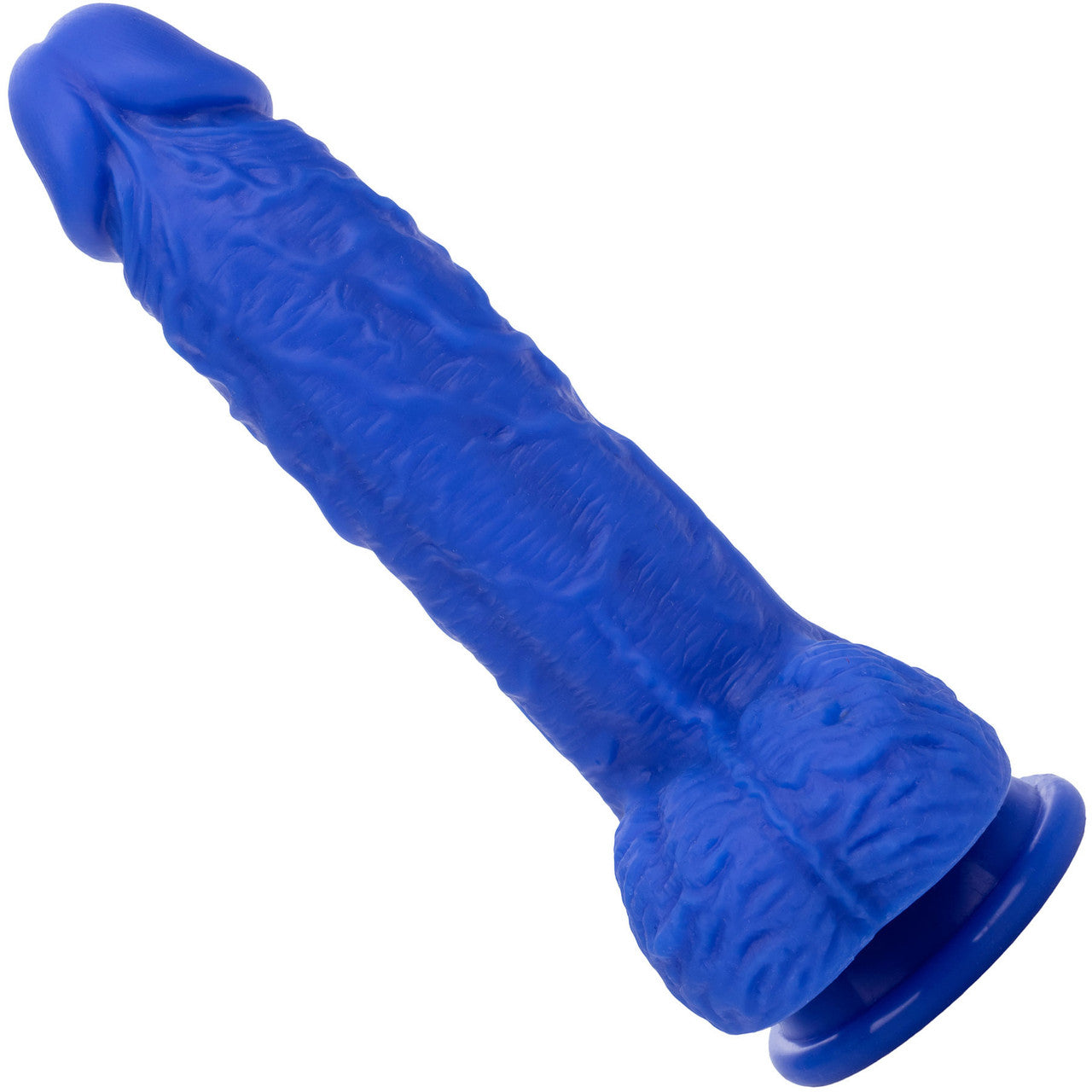 Admiral Sailor 7" Rechargeable Waterproof Vibrating Silicone Suction Cup Dildo By CalExotics - Blue