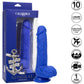 Admiral Sailor 7" Rechargeable Waterproof Vibrating Silicone Suction Cup Dildo By CalExotics - Blue