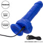 Admiral Sailor 7" Rechargeable Waterproof Vibrating Silicone Suction Cup Dildo By CalExotics - Blue