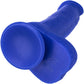 Admiral Captain 8" Rechargeable Waterproof Vibrating Silicone Suction Cup Dildo By CalExotics - Blue