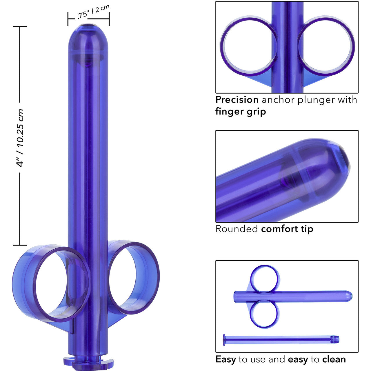 Admiral Lube Tube Lubricant Applicator By CalExotics - Blue