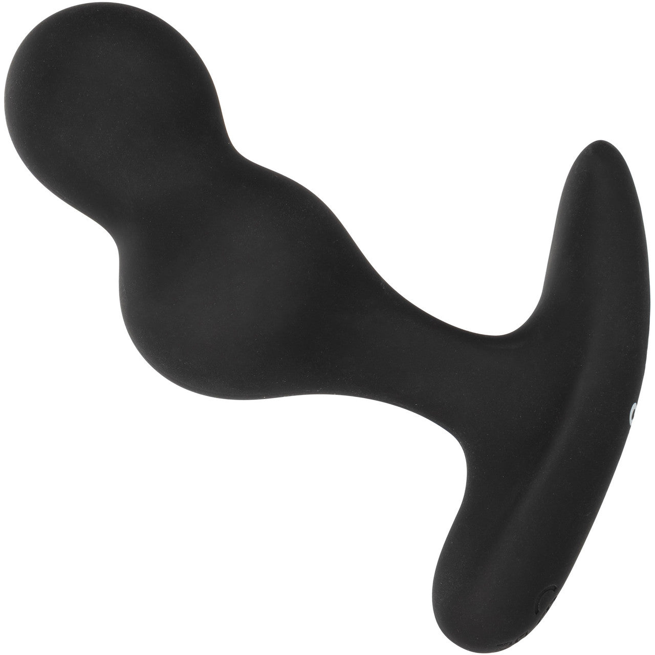 COLT Dual Power Probe Rechargeable Waterproof Silicone Anal Vibrator - Black