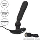 COLT Anal-T Rechargeable Waterproof Silicone Anal Vibrator - Large, Black