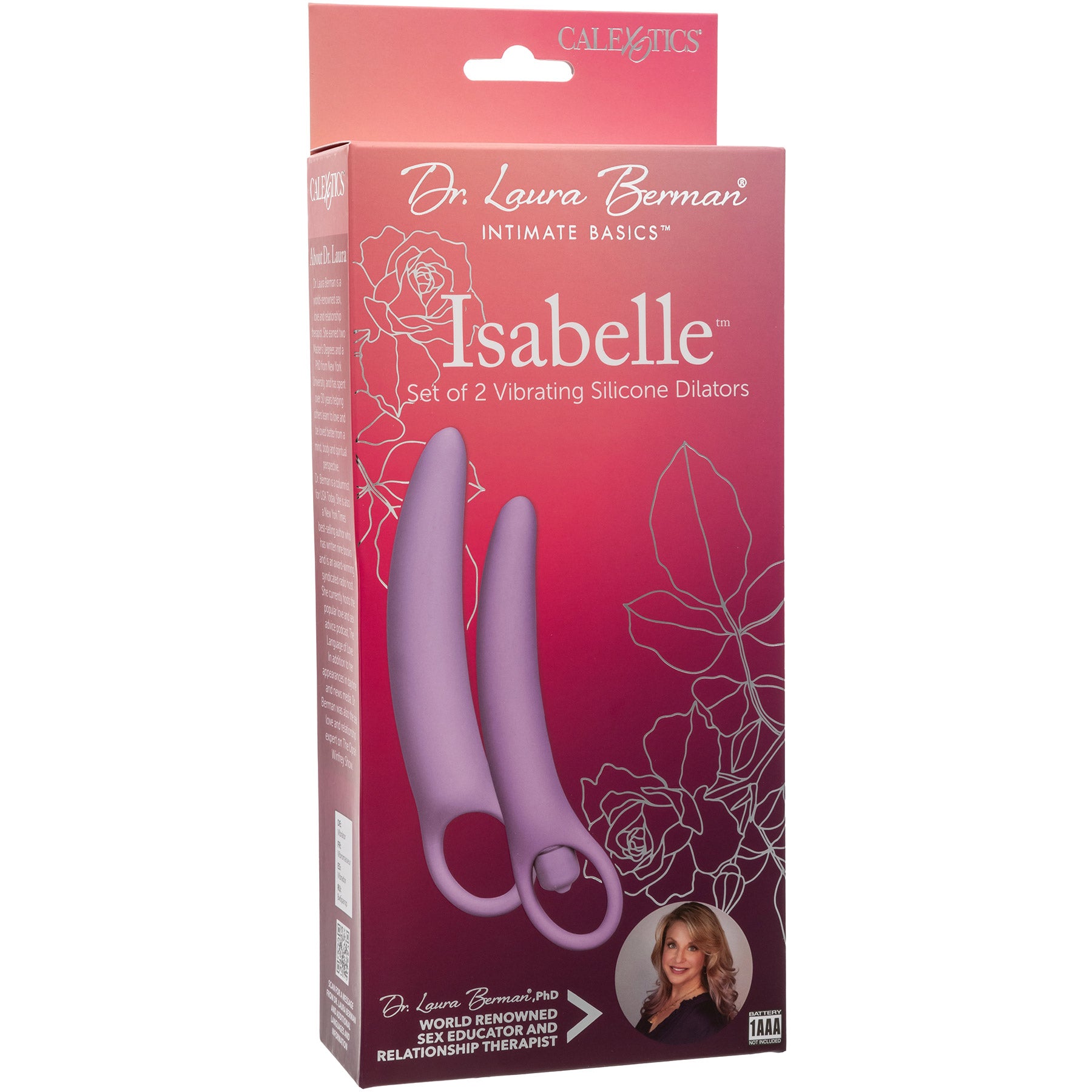 Dr. Laura Berman® Isabelle™ Set of 2 Vibrating Silicone Dilators