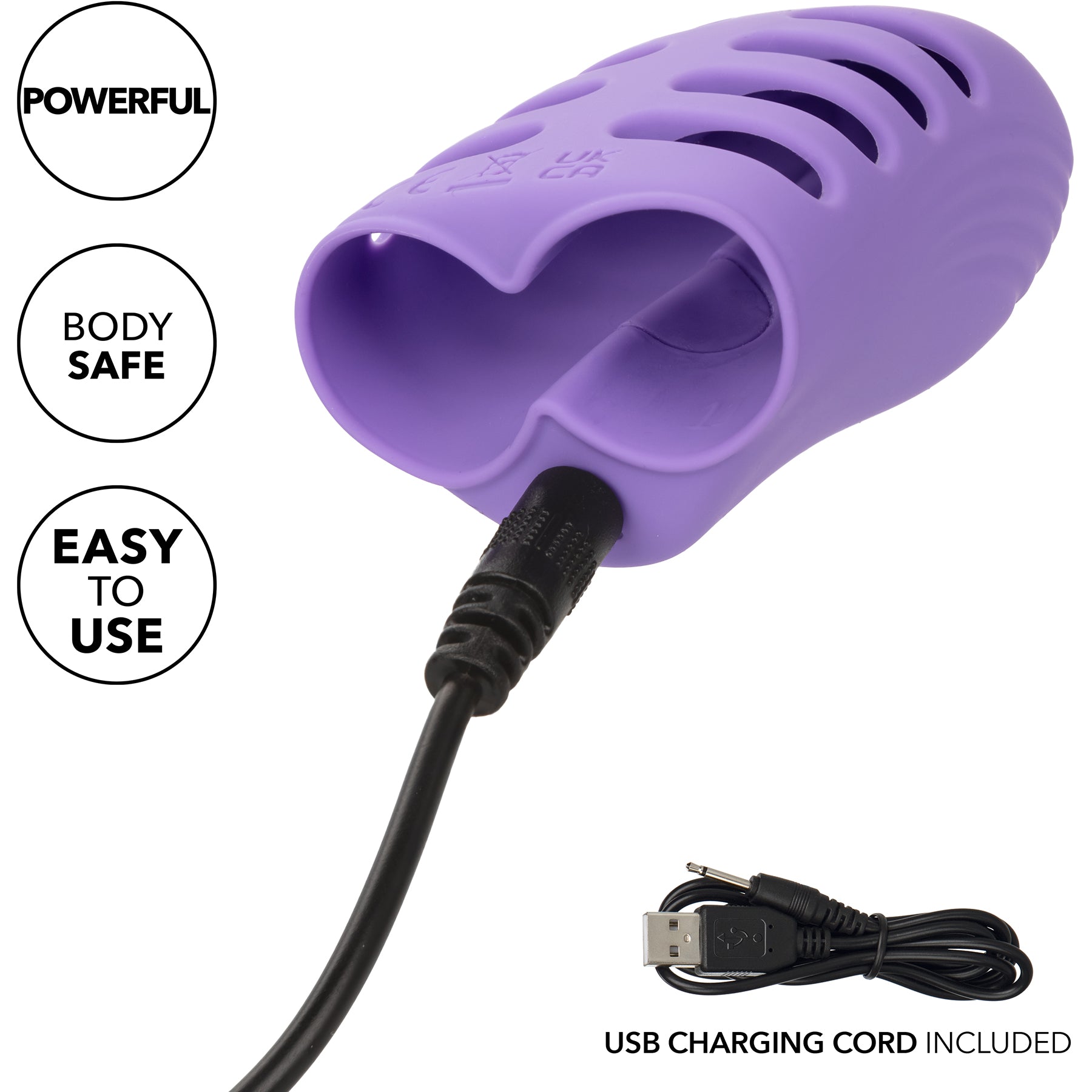 Dr. Laura Berman® Rechargeable Silicone Finger Vibrator