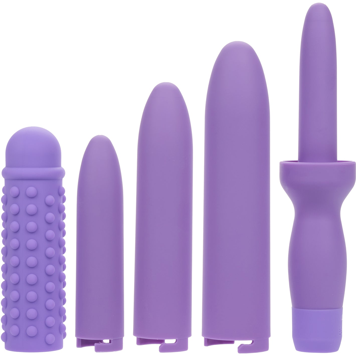 Dr. Laura Berman® Rechargeable Dilators™ Set of 4 Locking Sizes Plus Sleeve