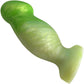 Sensi Silicone 5 Inch Dildo By Uberrime - Green Between