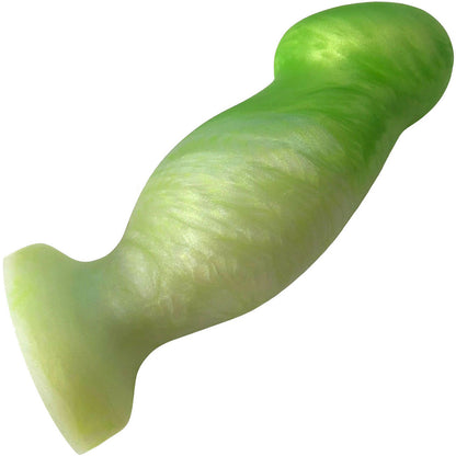 Sensi Silicone 5 Inch Dildo By Uberrime - Green Between