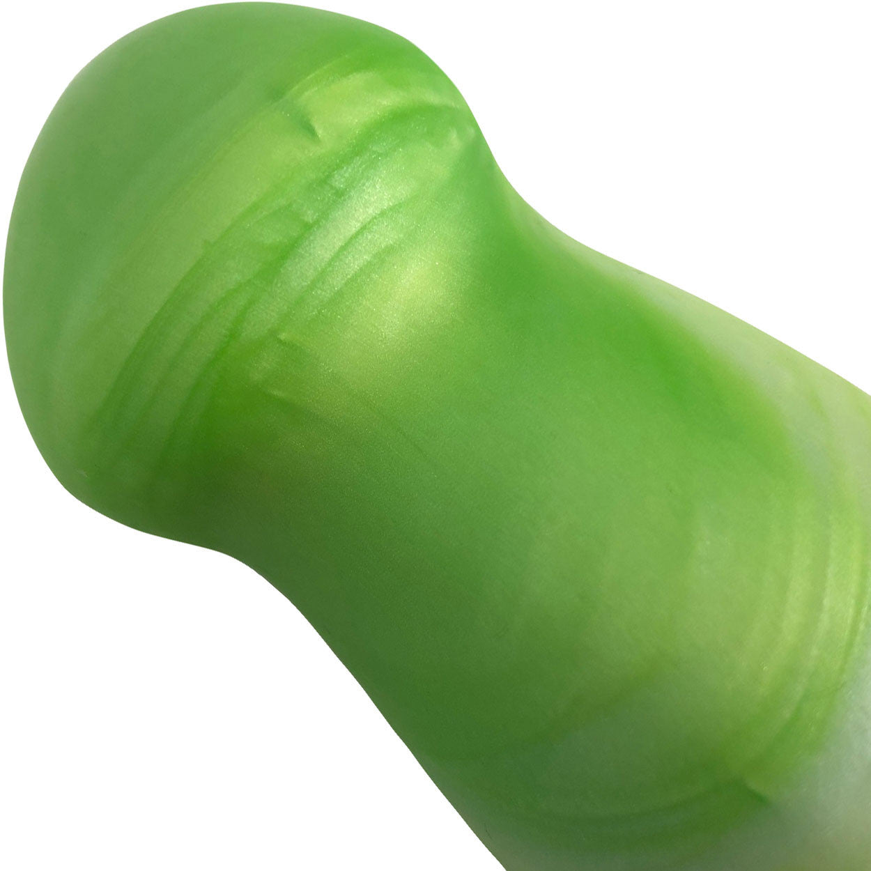 Sensi Silicone 5 Inch Dildo By Uberrime - Green Between