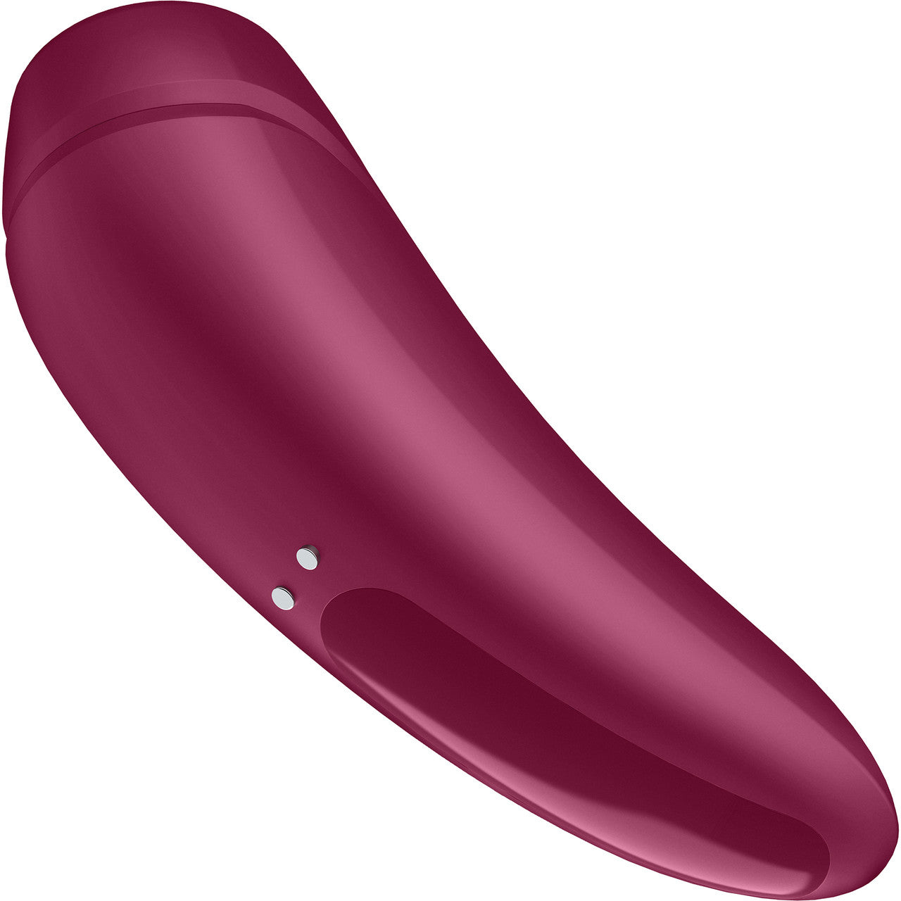 Satisfyer Curvy 1+ Pressure Wave Waterproof Rechargeable Clitoral Stimulator - Red