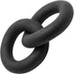Oxballs Shackle Linked Cock Rings - Night Edition