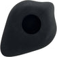 Shagger Soft Silicone Dildo Base Stimulation Cover For Harness Play By Banana Pants - Black