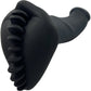 Shagger Soft Silicone Dildo Base Stimulation Cover For Harness Play By Banana Pants - Black