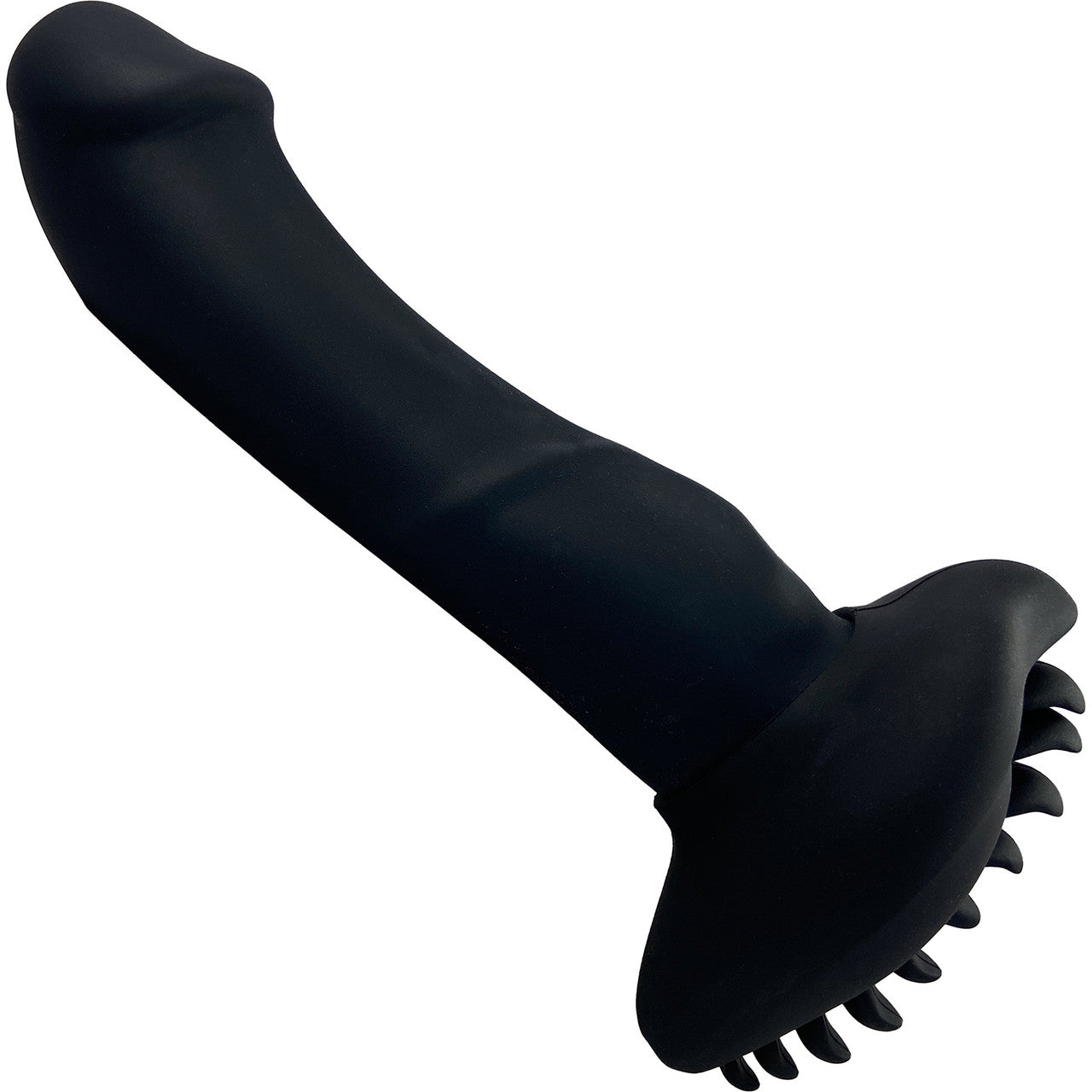 Shagger Soft Silicone Dildo Base Stimulation Cover For Harness Play By Banana Pants - Black