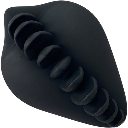 Shagger Soft Silicone Dildo Base Stimulation Cover For Harness Play By Banana Pants - Black