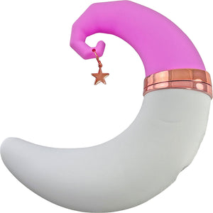 Happy Moon Pleasure Air Clitoral Stimulator With G-Spot Vibrator By Pleasure Engine - Pink