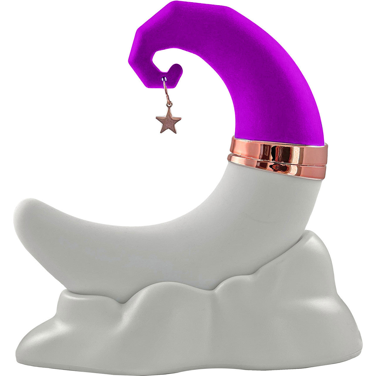 Happy Moon Pleasure Air Clitoral Stimulator With G-Spot Vibrator By Pleasure Engine - Purple