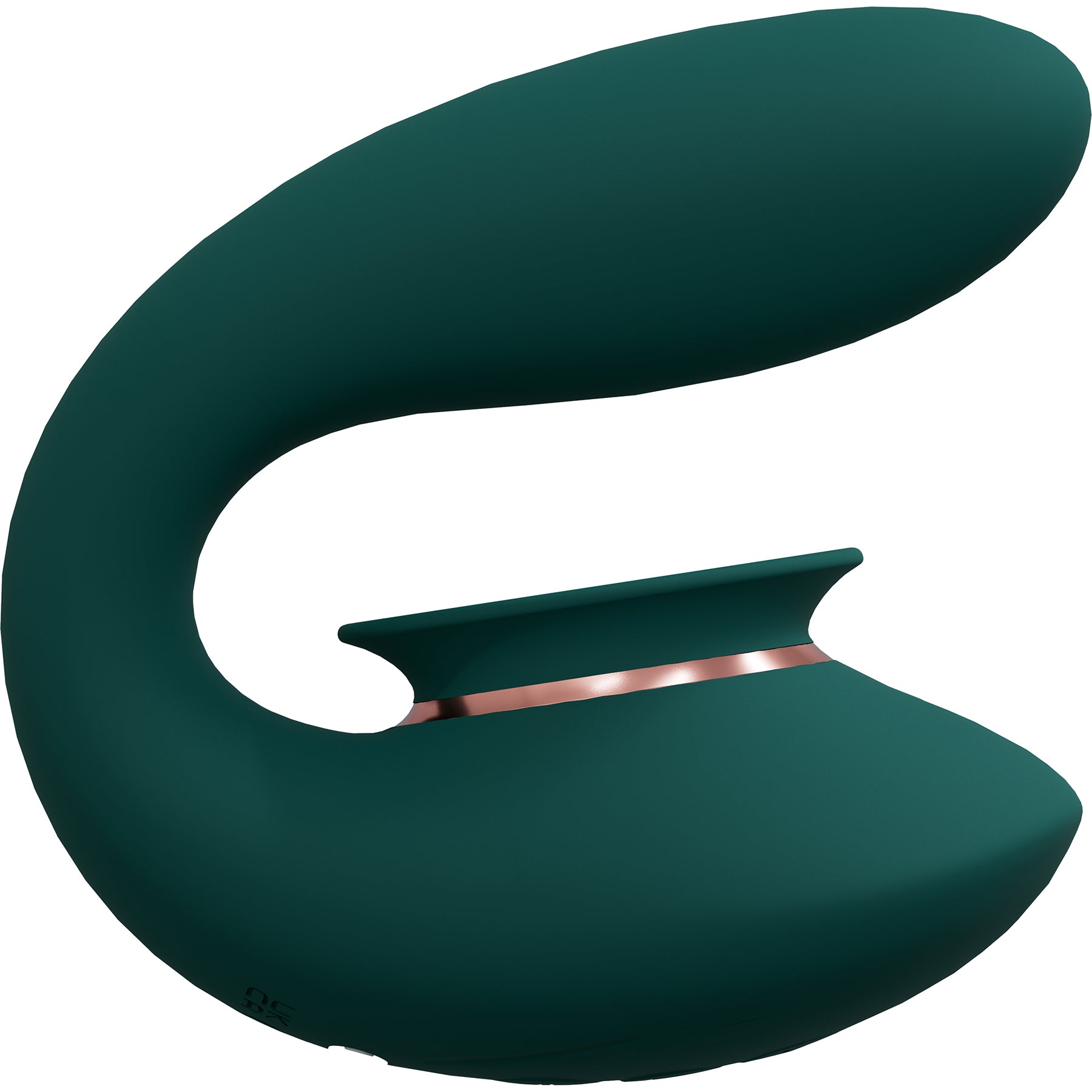 Innovation TWITCH 3 Silicone Dual Stimulator With Suction & Vibration - Forest Green