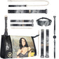 Ouch! Florence Collection - 9 Piece Bondage Kit With Bag - Black