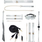 Ouch! Florence Collection - 9 Piece Bondage Kit With Bag - White