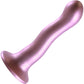 Ouch! 7" Ultra Soft Silicone Curvy G-Spot Dildo - Rose Gold