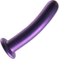 Ouch! 7" Smooth Silicone G-Spot Dildo - Metallic Purple