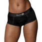 Ouch! Vibrating Strap-On Brief - Black