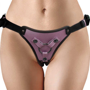 Ouch! Metallic Adjustable Strap On Harness