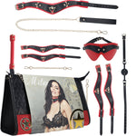 Ouch! Milan Collection - 9 Piece Bondage Kit With Bag