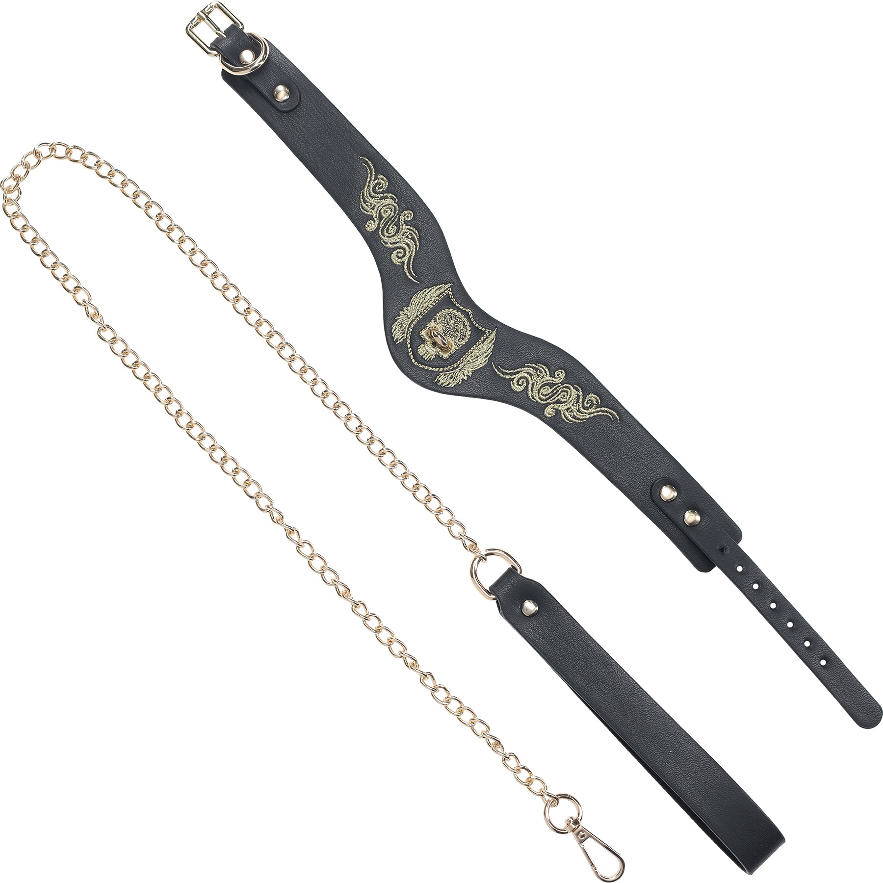 Ouch! London Collection Collar With Leash