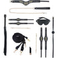 Ouch! London Collection - 9 Piece Bondage Kit With Bag